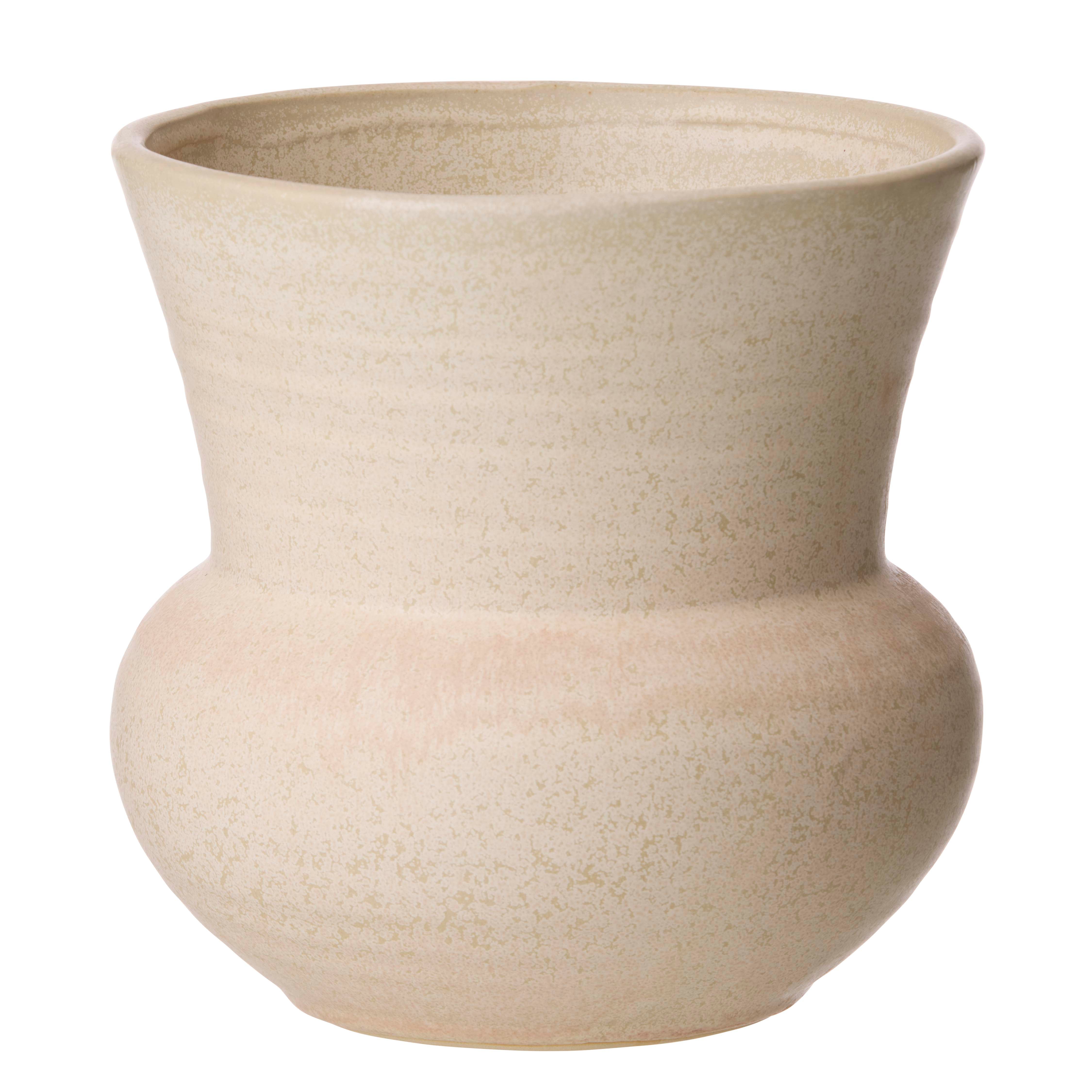Urtepotteskjuler, beige - Ø17 cm